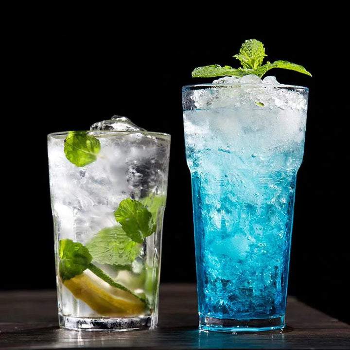 1 Pc Acrílico Plástico Suco de Cerveja Copo de Água Copos Transparentes Bar Coquetel Bebida Copo Reutilizável Drinkware