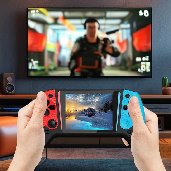 500 jogos portátil single player game console tv connect video game player 3.5 pol tela lcd game console presente para crianças adultos