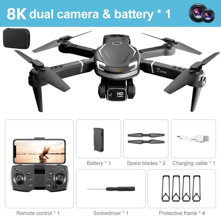 XIAOMI MIJIA Drone V88 8K 5G Professional HD Câmera Dupla Fotografia Aérea 15000M Controle Remoto Aeronave Dobrável Quadricóptero