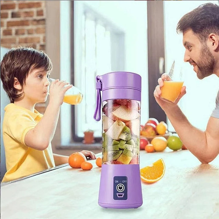 Mini Liquidificador Elétrico de Suco Shake Portátil Mini Copo de Suco Whirlwind Carregamento Mini Edição Máquina de Suco de Frutas 6 Lâminas