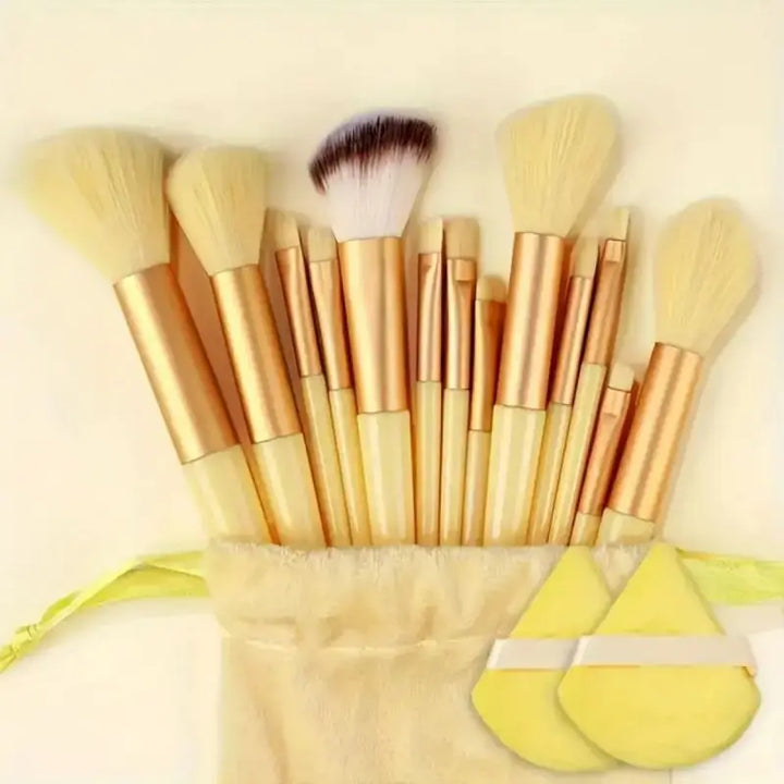 Conjunto de pincéis de maquiagem macios e fofos, profissionais, cosméticos, base, pó, sombra, kabuki, pincel de maquiagem, ferramenta de beleza, maquiagem