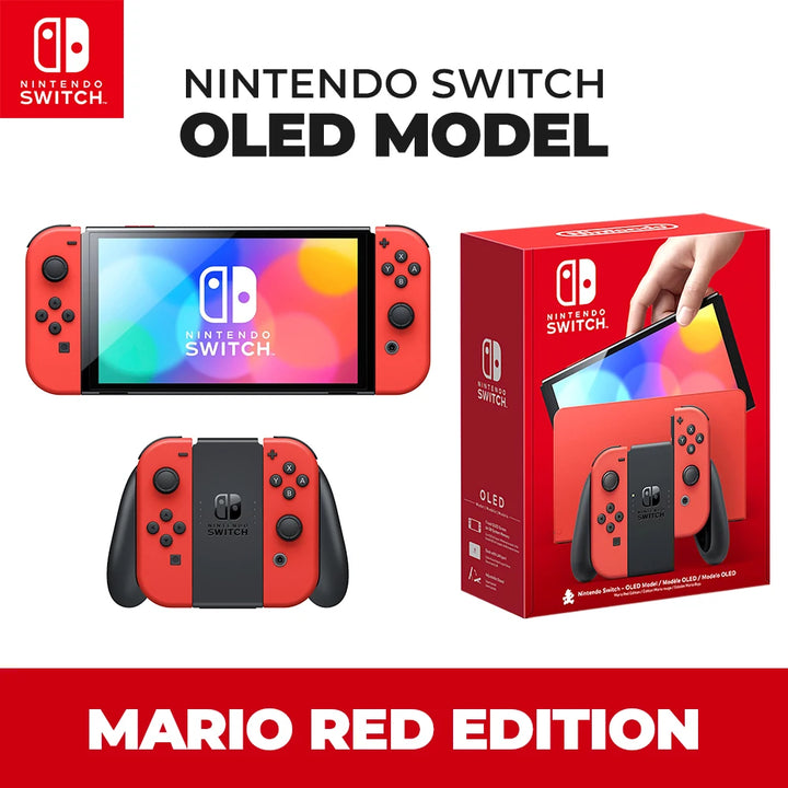 Nintendo Switch OLED Modelo Branco Conjunto 7 Polegadas Tela Joy-Con Alça Áudio Aprimorado Ajustável Console Modo TV Estável Videogame