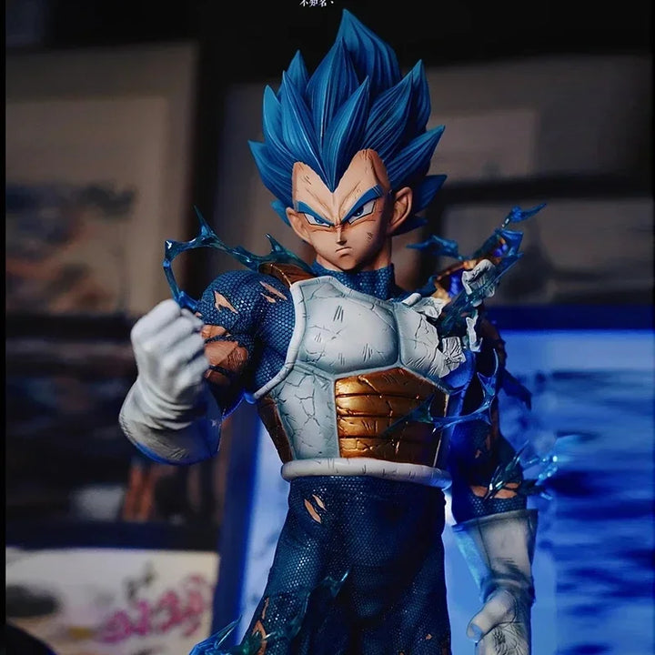 26,5 cm Anime Dragon Ball Vegeta Figura Vegeta Estatueta Pvc Figuras de Ação Gk Estátua Coleção Modelo Brinquedos Presentes