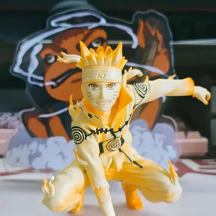 Anime NARUTO Shippuden Figuras GK Uzumaki Naruto Figuras de Ação 10cm PVC Modelo Coleção Periféricos Brinquedos Decoração de Mesa Presente