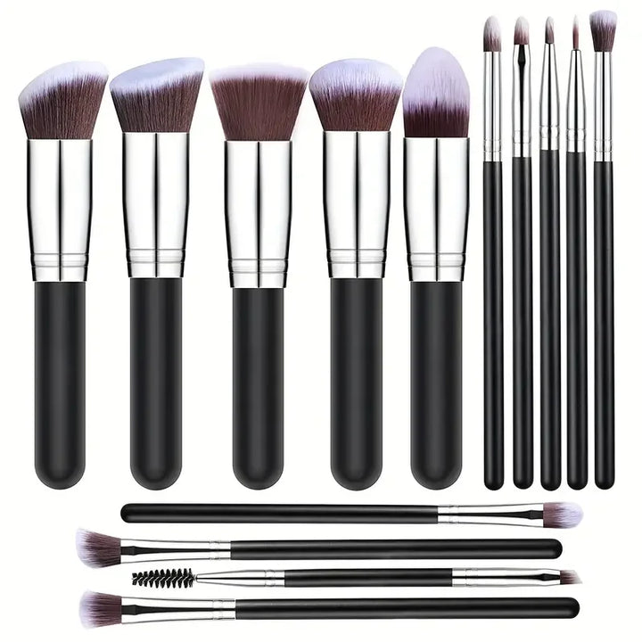 NOVO 14 PCS Pincéis de Maquiagem Set Soft Fluffy Foundation Blush Powder Eyeshadow Blending Cosméticos Femininos Ferramenta de Beleza Presente de Natal
