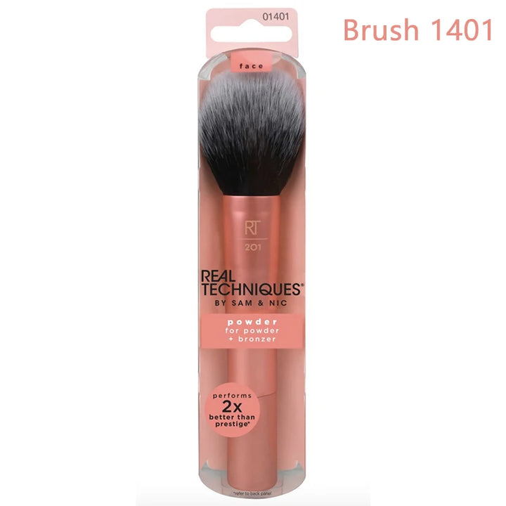 Real Techniques Pincéis de Maquiagem Set Para Base Cosmética Pó Blush Sombra Kabuki Mistura Make Up Brush Ferramenta de Beleza 1895