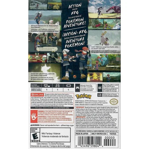 Nintendo Switch Ofertas de Jogos Plataforma Pokemon Legends Arceus Suporte 13 Idiomas TV Mesa Portátil